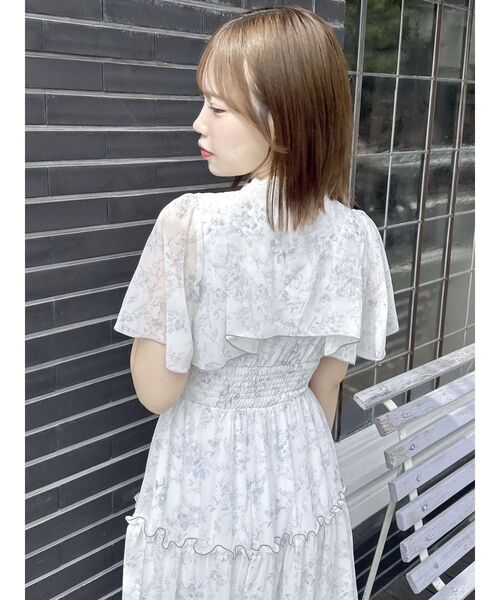 dazzlin ワンピース 「WEB限定追加」Watercolorflowerワンピース