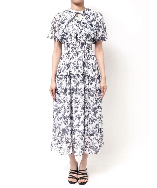 dazzlin watercolorflowerワンピース セール】Watercolorflowerワンピース（ワンピース）｜dazzlin