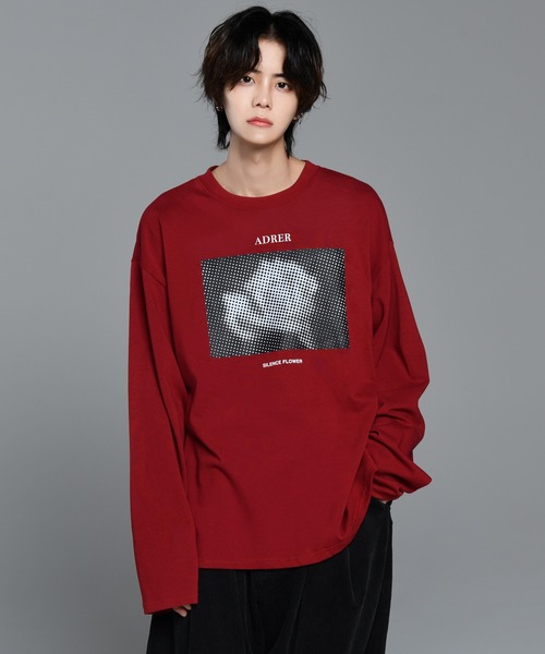 「ADRER」 長袖Tシャツ MEDIUM ホワイト メンズ