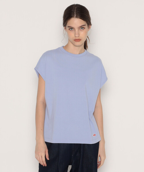 Danton 「DANTON」 半袖Tシャツ S サックスブルー レディース