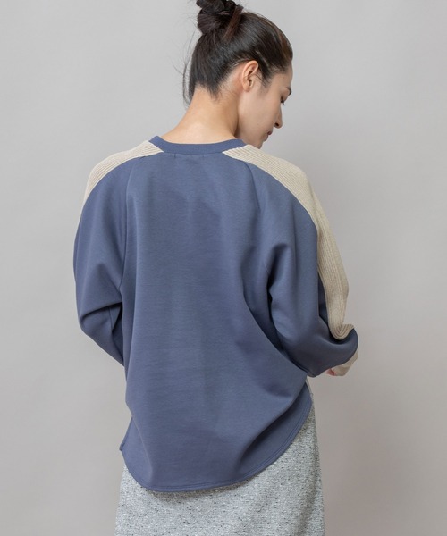 Munich（ミューニック） tシャツ コットンダンボールニットドッキング