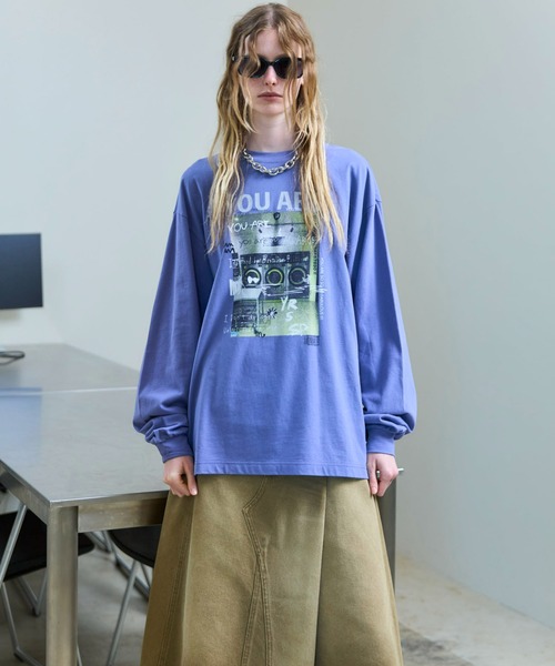 MAISON SPECIAL tシャツ Laundry Photo Long Sleeve T-shirt