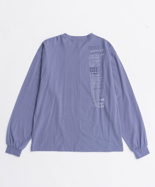 MAISON SPECIAL　コクーンスリーブロンTEE EVANGELION for MAISON SPECIAL】5 Colors Jacquard Prime-Over