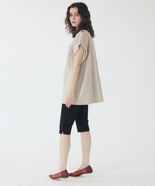 「THE PAUSE」 テーラードジャケット FREE ネイビー レディース_画像9