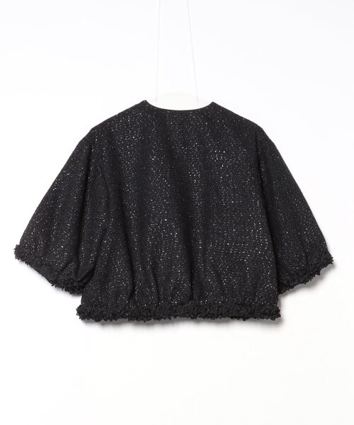 Drawer」 ノーカラージャケット 36 ブラック レディース-買い物