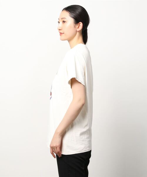 「GOOD ROCK SPEED」 半袖Tシャツ ONE SIZE オフホワイト レディース_画像2