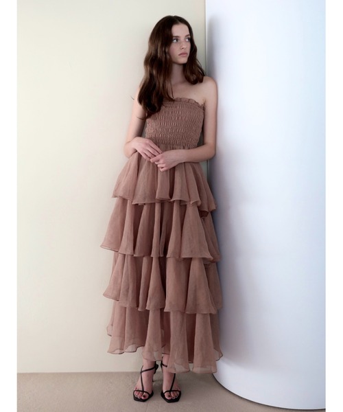 ドレス frilly tiered dressの画像