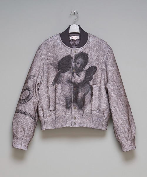 ジャケット・アウター 24SS MASU SHORT BOMBER SWEAT JKT ジャケット・アウター 24SS MASU SHORT BOMBER SWEAT JKT 大阪店WEB