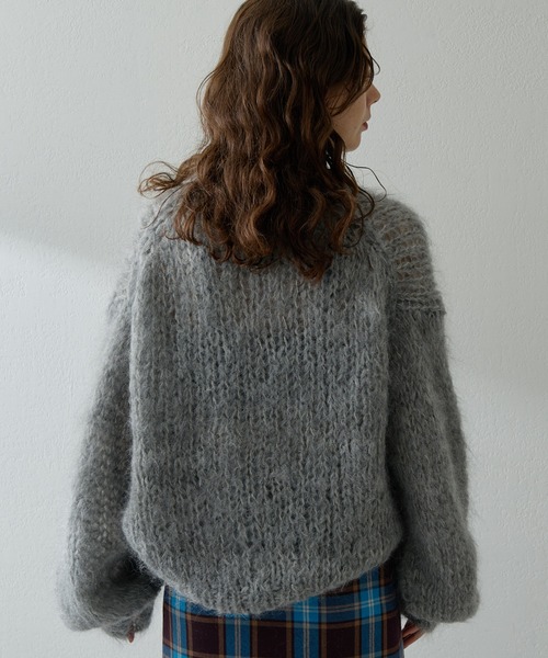 Whim Gazette（ウィム ガゼット） ニット セーター ハンドクルーニット