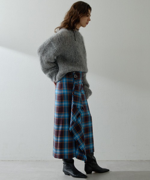 Whim Gazette（ウィム ガゼット） ニット セーター ハンドクルーニット