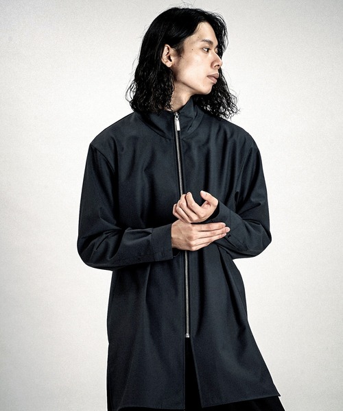 NO ID.（ノーアイディー） シャツ 「NO ID.」Zip Long Shirt / ジップ