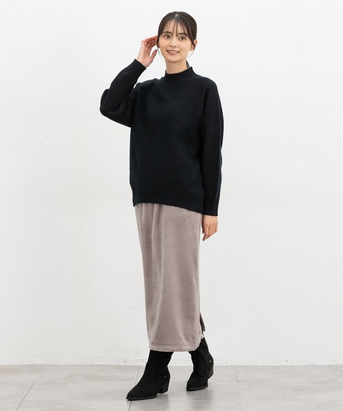 Honeys（ハニーズ） ロング スカート 「ハニぽか」あったかナロー