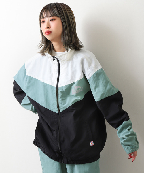 「LONSDALE」 ナイロンブルゾン MEDIUM ホワイト メンズ_画像2