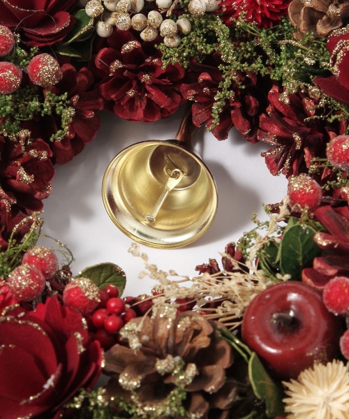 フラワー・リース mizuho ＆Flower SALE 2025 新発売 送料無料 クリスマス リース M 24cm