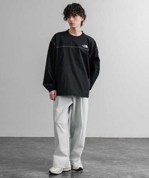 YYKU海外限定THE NORTH FACE ホワイト クルーネック XL THE NORTH FACE（ザ ノースフェイス） tシャツ 日本未展開モデル WHITE