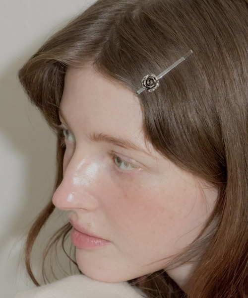 GIUNON ヘアピン rose motif silver hairpin / ローズモチーフシルバー