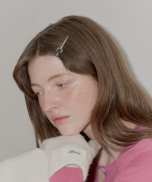 GIUNON ヘアピン rose motif silver hairpin / ローズモチーフシルバー