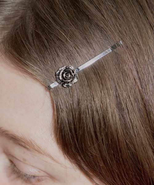GIUNON ヘアピン rose motif silver hairpin / ローズモチーフシルバー