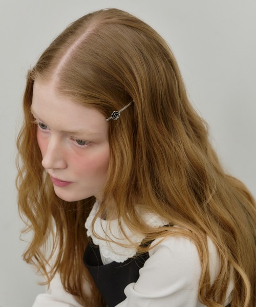 GIUNON ヘアピン rose motif silver hairpin / ローズモチーフシルバー