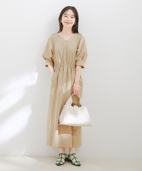 VIS(ビス) 7分袖ワンピース M ブルー系その他4 レディース VIS(ビス) 7分袖ワンピース M ブルー系その他4 レディース