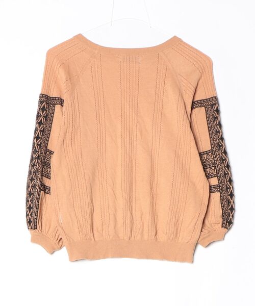 「Torrazzo Donna」 長袖ニット - ベージュ レディース_画像2
