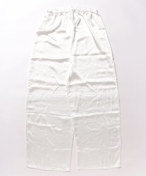 「wee9s」 イージーパンツ FREE アイボリー レディース_画像3