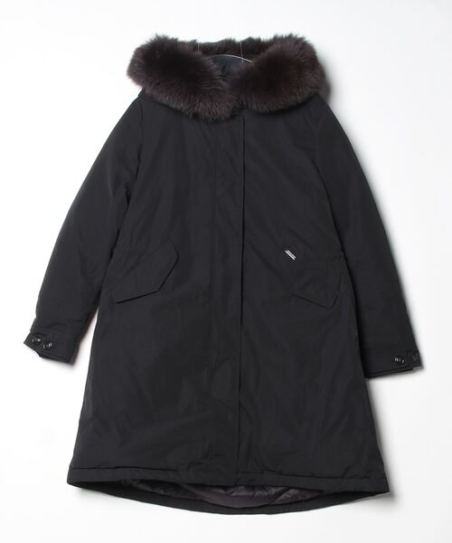 WOOLRICH ウールリッチ　黒　ダウンジャケット　S WOOLRICH（ウールリッチ） ダウンコート S ブラック レディース