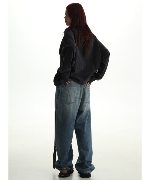 「MASONPRINCE」 長袖Tシャツ S ダークグレー メンズ_画像5