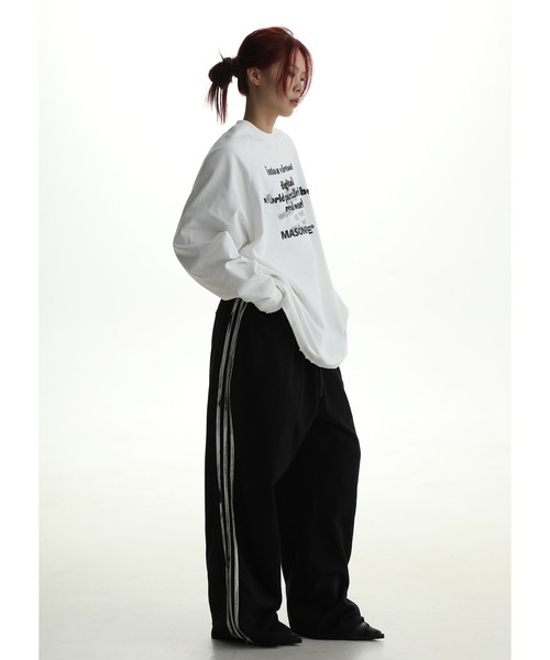 「MASONPRINCE」 長袖Tシャツ S ダークグレー メンズ_画像8