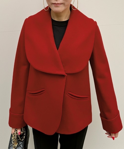 ジェイリンドバーグ　 レディースジャケット 赤と紺 サイズ38 J.LINDEBERG（J.LINDEBERG）（レディース）アウター ダウンジャケット