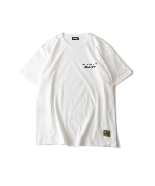「Subciety」 半袖Tシャツ - ホワイト メンズ_画像2