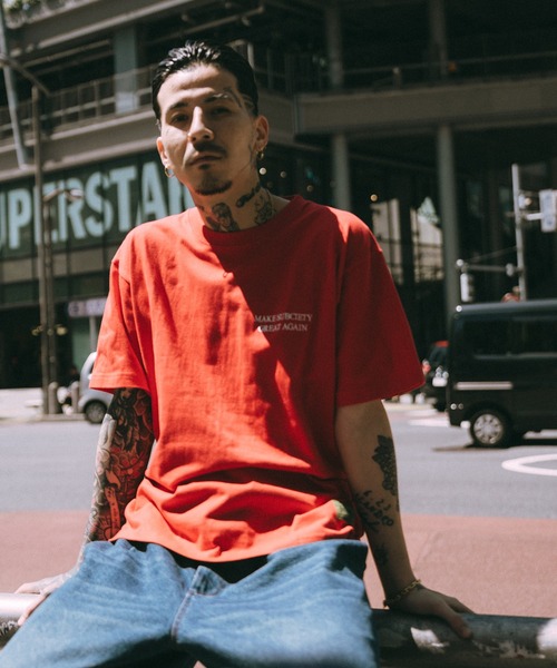 「Subciety」 半袖Tシャツ - ホワイト メンズ_画像5