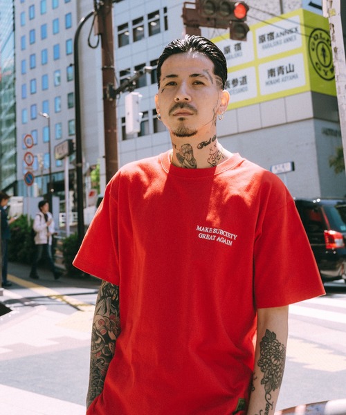 「Subciety」 半袖Tシャツ - ホワイト メンズ_画像6