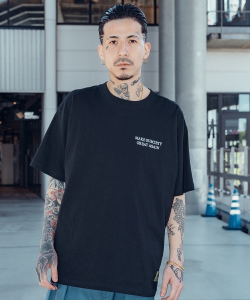 「Subciety」 半袖Tシャツ - ホワイト メンズ_画像9
