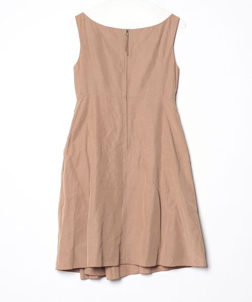 「FOXEY BOUTIQUE」 ノースリーブワンピース 40 ブラウン レディースの画像