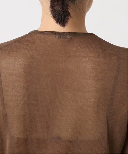 「EDIT. FOR LULU」 長袖ニット FREE ブラウン レディース_画像7