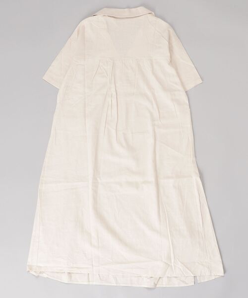 「a lot of love」 半袖ワンピース M オフホワイト レディース_画像7