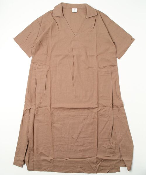 「a lot of love」 半袖ワンピース M オフホワイト レディース_画像8