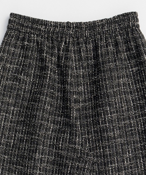 MAISON SPECIAL（メゾンスペシャル） パンツ Side-Lined Tweed Easy