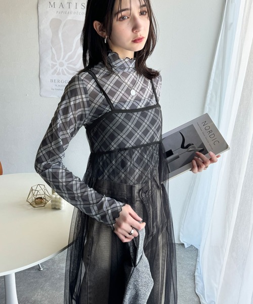 「classicalelf」 長袖カットソー LARGE グレー レディース_画像8