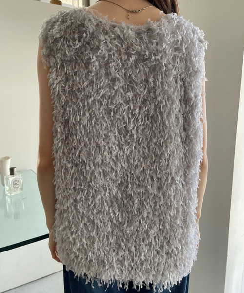 「Eclat one」 ベスト FREE ベージュ レディース_画像2