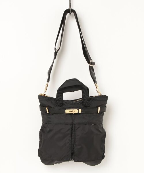 シータパランティカ ハンドバッグ ショルダーバッグ 2way ナイロン 黒 sita parantica（シータパランティカ） 2WAYバッグ ONE SIZE ブラック