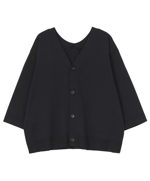 「ZUCCa」 ニットカーディガン M size ブルー レディース_画像2