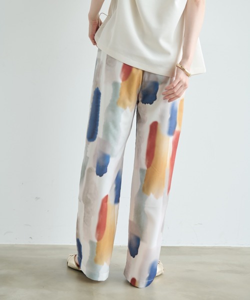 「Shelly island」 イージーパンツ FREE ブラック レディース_画像4