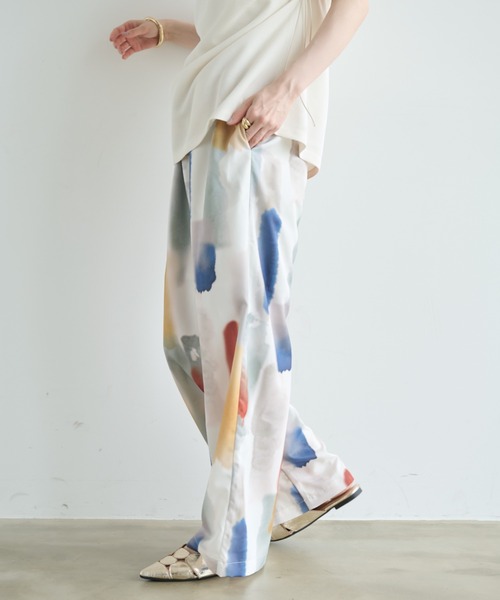 「Shelly island」 イージーパンツ FREE ブラック レディース_画像5