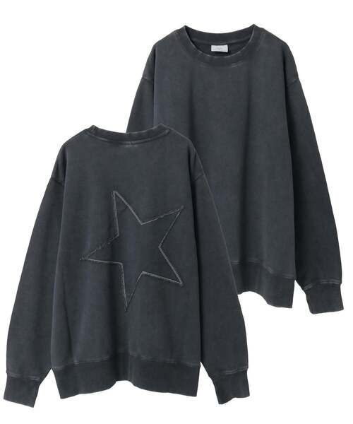 トレーナー スウェット BACK STAR PATCH SWEAT レディース メンズ