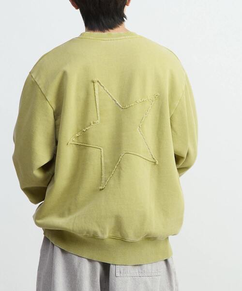 トレーナー スウェット BACK STAR PATCH SWEAT レディース メンズ_3