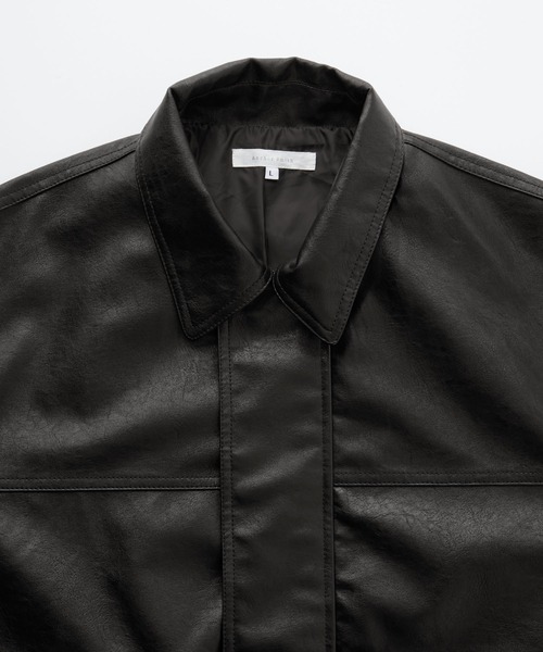 「Anchor Smith」 ブルゾン L ダークブラウン メンズ_画像4