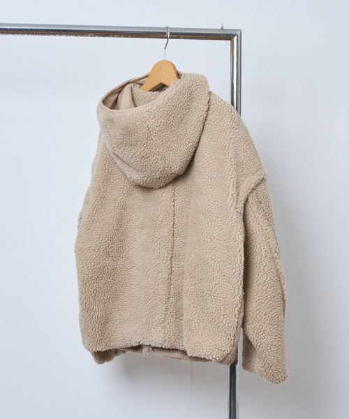 「Audrey and John Wad」 ノーカラージャケット FREE キャメル レディース_画像9