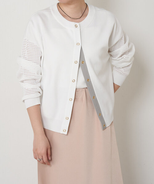 「Jena espace merveilleux」 ニットカーディガン FREE ブラウン レディース_画像5